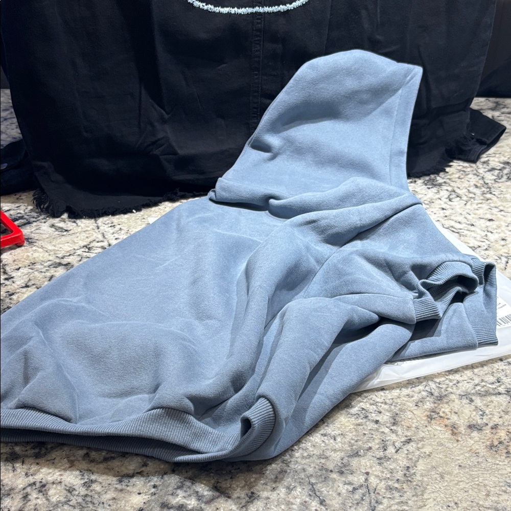 Comfrt Sky Blue Dog Hoodie